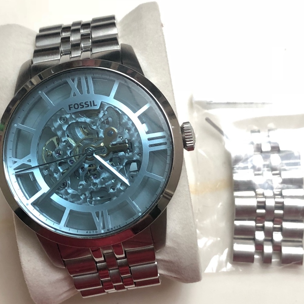 FOSSIL Townsman automatic stainless steel watch